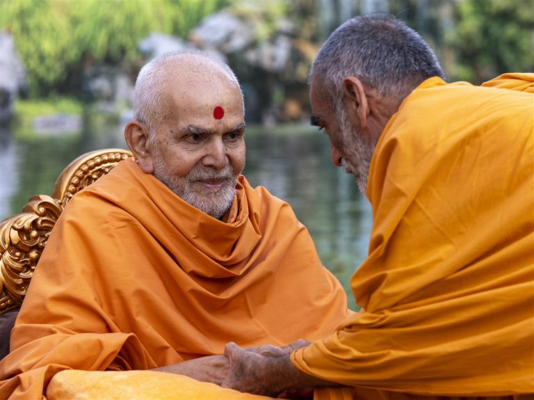 The Silent Compassion of a Saint: A Memorable Moment with Mahant Swami Maharaj