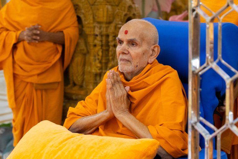 “Divinity in All”: A Memorable Moment with Mahant Swami Maharaj